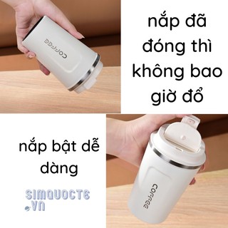 [Giữ nhiệt 8-12h] Cốc giữ nhiệt Coffee Holic 500ml