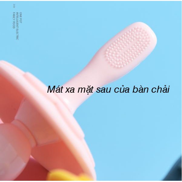 Bàn chải đánh răng silicone cho bé