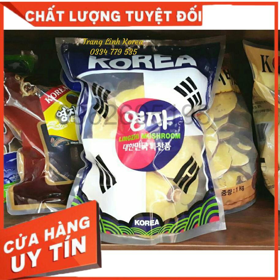 [HÀNG SẴN + ẢNH THẬT] Nấm Linh Chi Túi Cờ Chính Hãng Hàn Quốc, Túi 1kg HOT