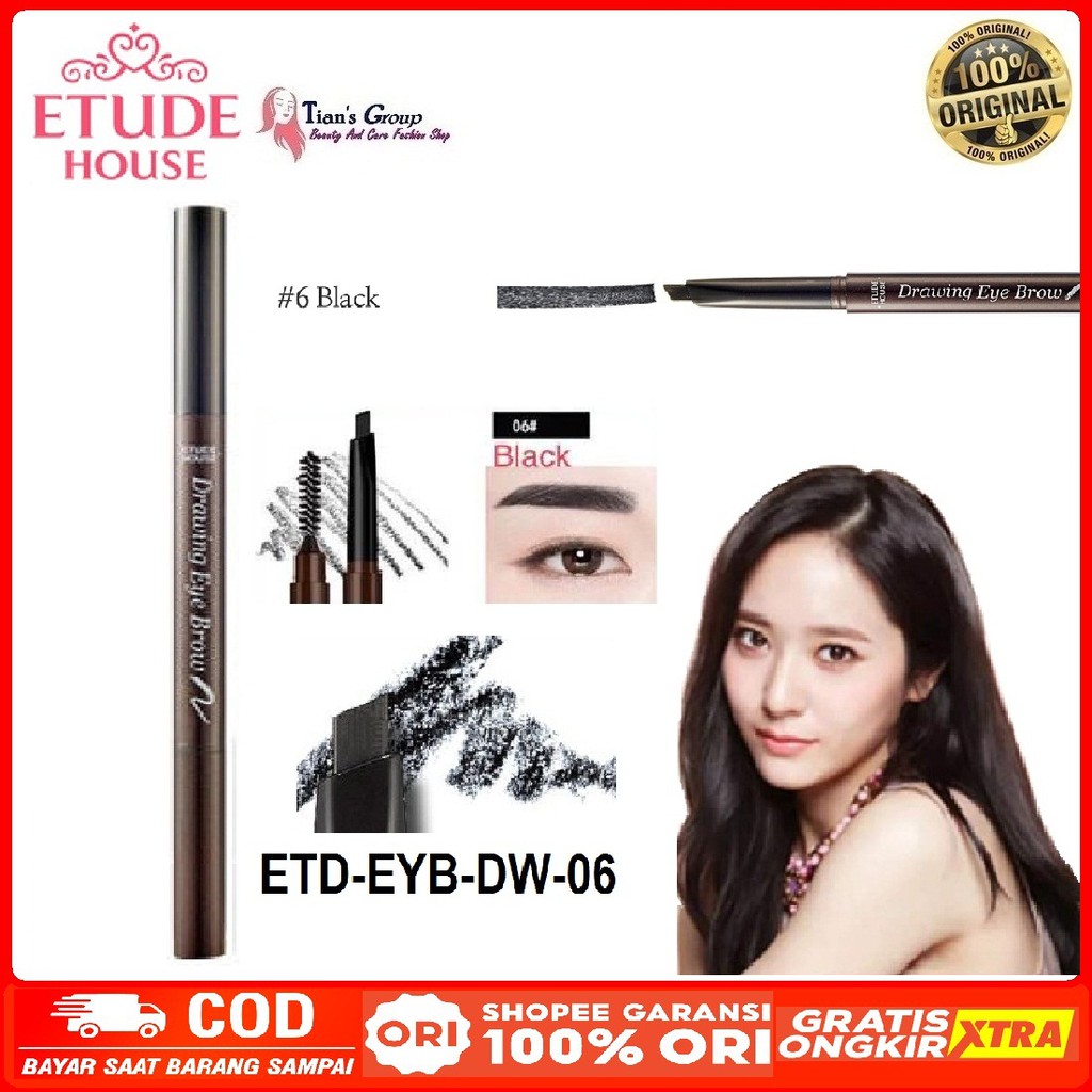 Etude House (Hàng Mới Về) Chì Kẻ Lông Mày 7 Màu Tùy Chọn Phong Cách Hàn Quốc