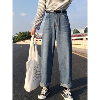 (ORDER) Quần Jean ống rộng sắn gấu