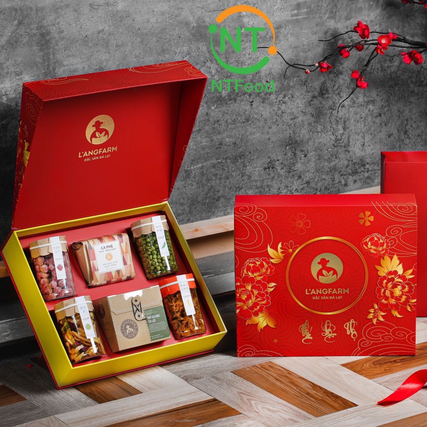 [Full VAT] Hộp quà Tết L'angfarm 2022 Phúc Lộc Thọ Langfarm - Nhất Tín Food | BigBuy360 - bigbuy360.vn
