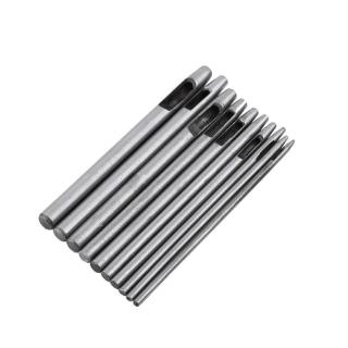Set 10 Dụng Cụ Đục Lỗ 0.5-5mm Cho Đồ Da Thủ Công