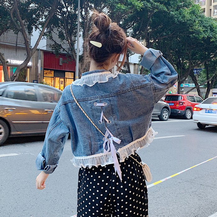 Áo khoác jeans nữ ulzzang - New arrival 2019