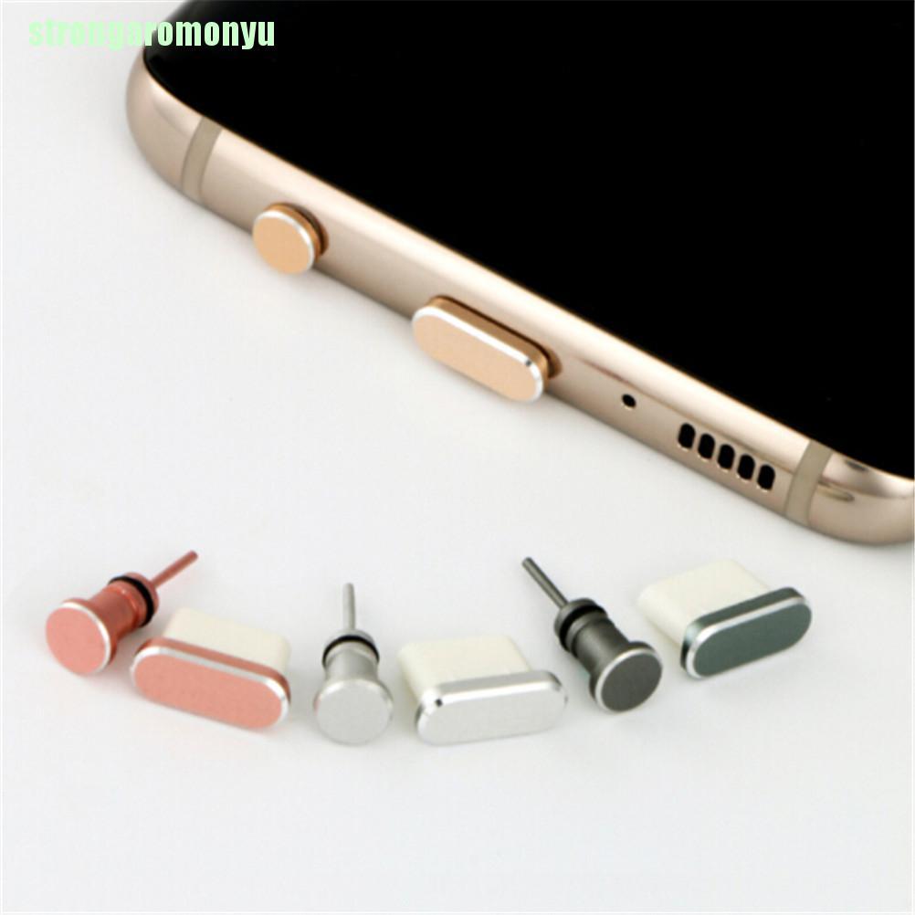 1 Bộ Nút Bịt Chống Bụi Cho Cổng Sạc USB Type C