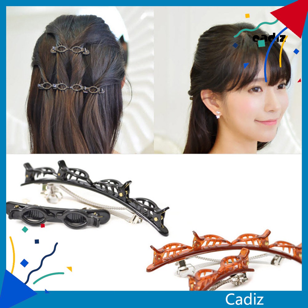 Set 2 Dụng Cụ Hỗ Trợ Tết Tóc Tiện Lợi Dành Cho Nữ