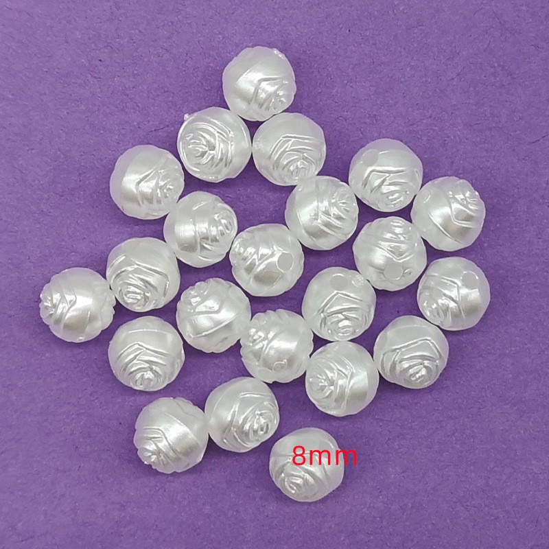 Thời Trang Set 50 Hạt Ngọc Trai Giả 10mm y15859 Dùng Làm Trang Sức Thủ Công