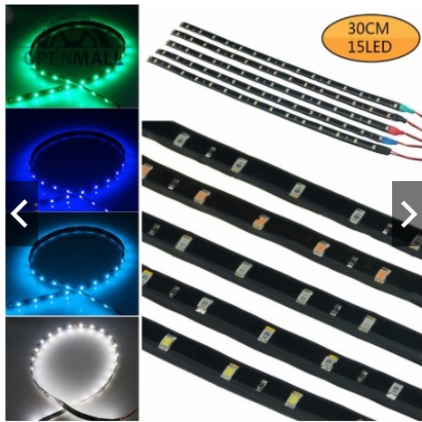 Dây đèn LED dẻo chống nước 30cm độ demi, mắt cú  cho xe hơi ô tô tương thích Toyota Vios Innova Hyundai Accent