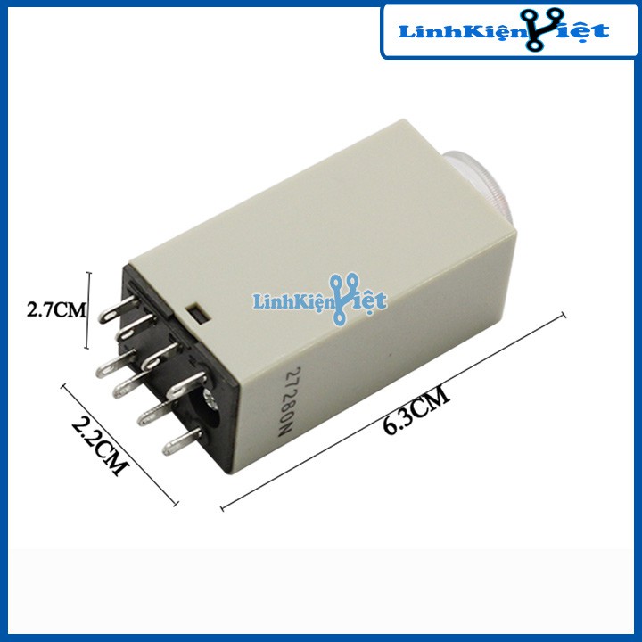 Relay Thời Gian Timer Omron H3Y-2 8P 12V