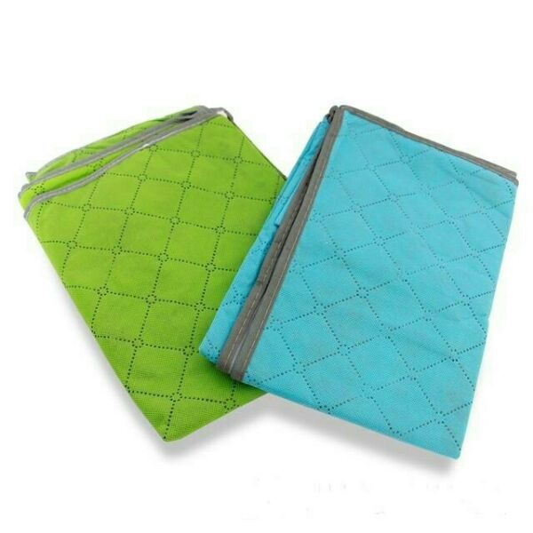 Combo 2 túi đựng quần áo đa năng tiện dụng loại lớn nằm ngang - túi đựng chăn màn quần áo gấp gọn tiện dụng