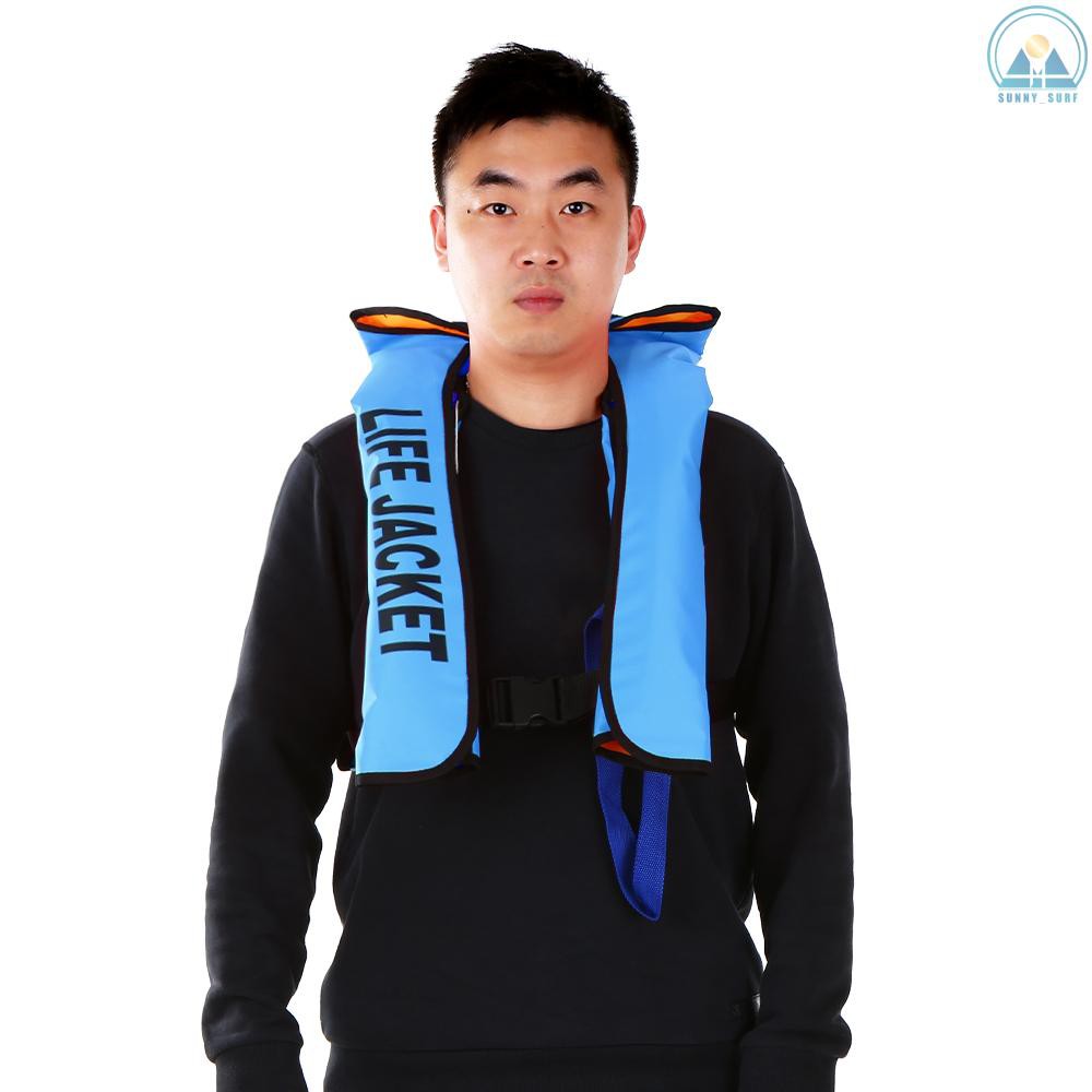 Sunny☀ Manual Inflatable Life Jacket Adult Life Vest Water Sports Swiming Fishing Survival Jacket