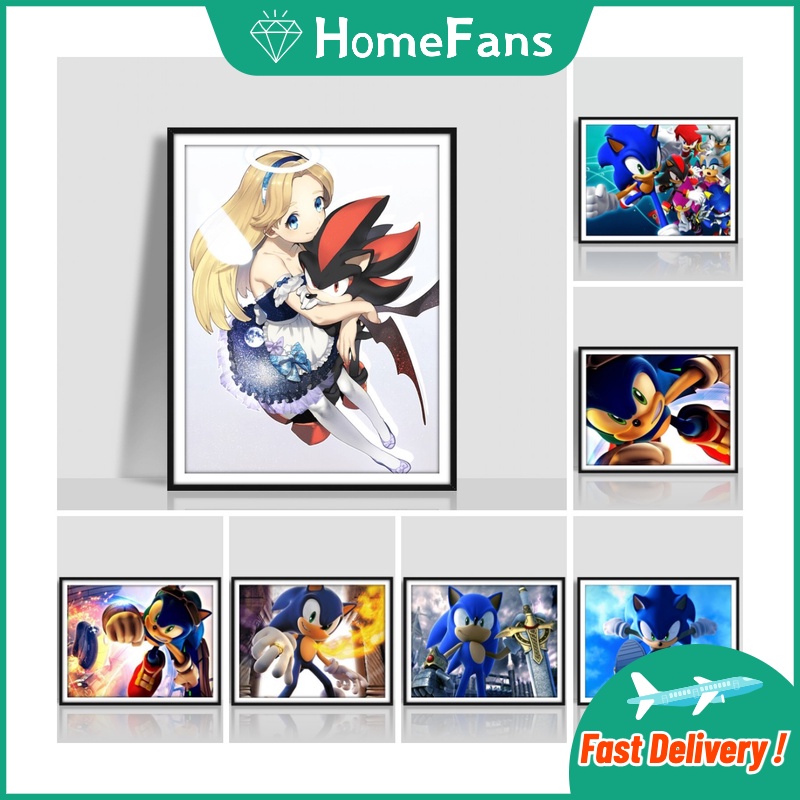 Bộ Tranh Đính Đá 5D Tự Làm Hình Nhím 40x50cm Trang Trí Nhà Cửa