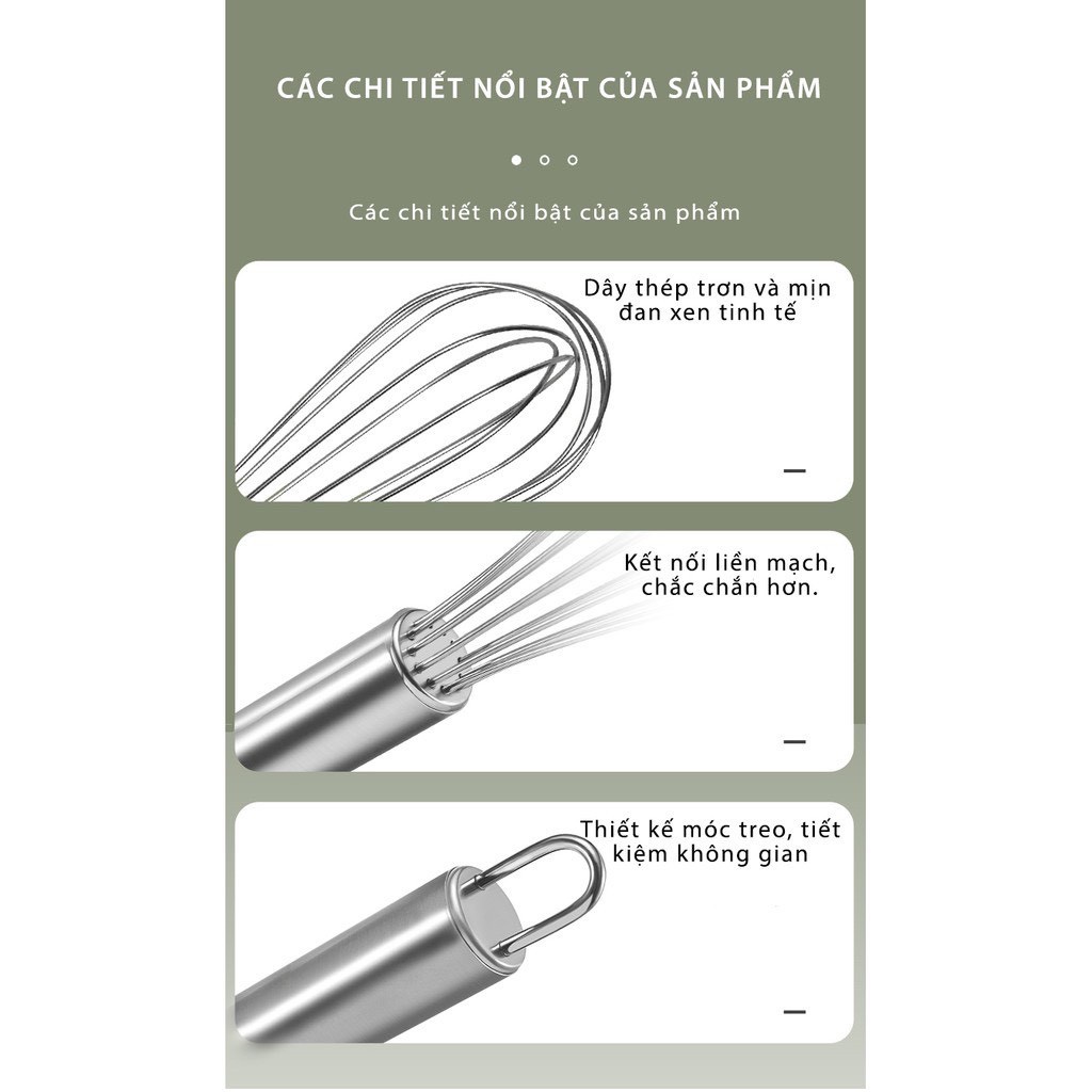 [❌GIÁ SỈ❌] Cây Đánh Trứng Inox Có Trục Xoay Tự Động 88198