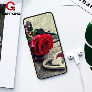 Ốp lưng nhựa dẻo họa tiết trái tim cho Xiaomi Redmi Note 5 Note 5