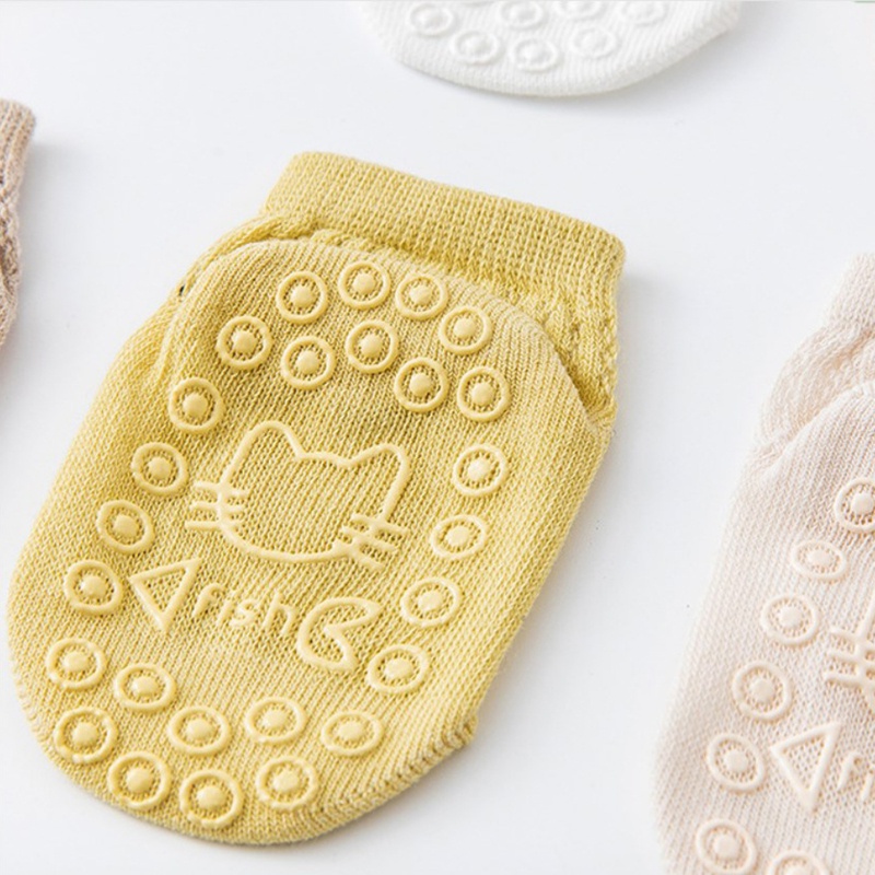 Vớ Cotton Mỏng Cổ Thấp Thoáng Khí Thoải Mái Nhiều Màu Sắc Cho Bé