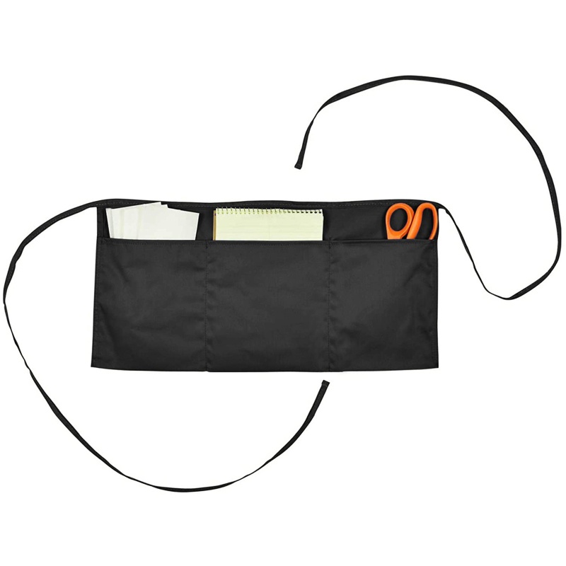 Tạp Dề Nửa Eo Có 3 Túi Và Dây Đeo Hông Dành Cho Nam Nữ