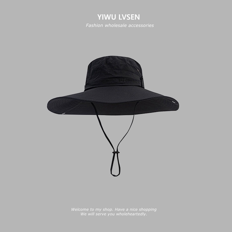 Mũ Cao Bồi Chống Nắng Có Dây Rút Phong Cách Cao Bồi Phương Tây Cho Nam Nữ