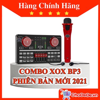 Mua Combo Sound card XOX BP3 và mic thu âm XOX BH2 tặng kèm tai nghe XOX PP1 phiên bản mới 2021