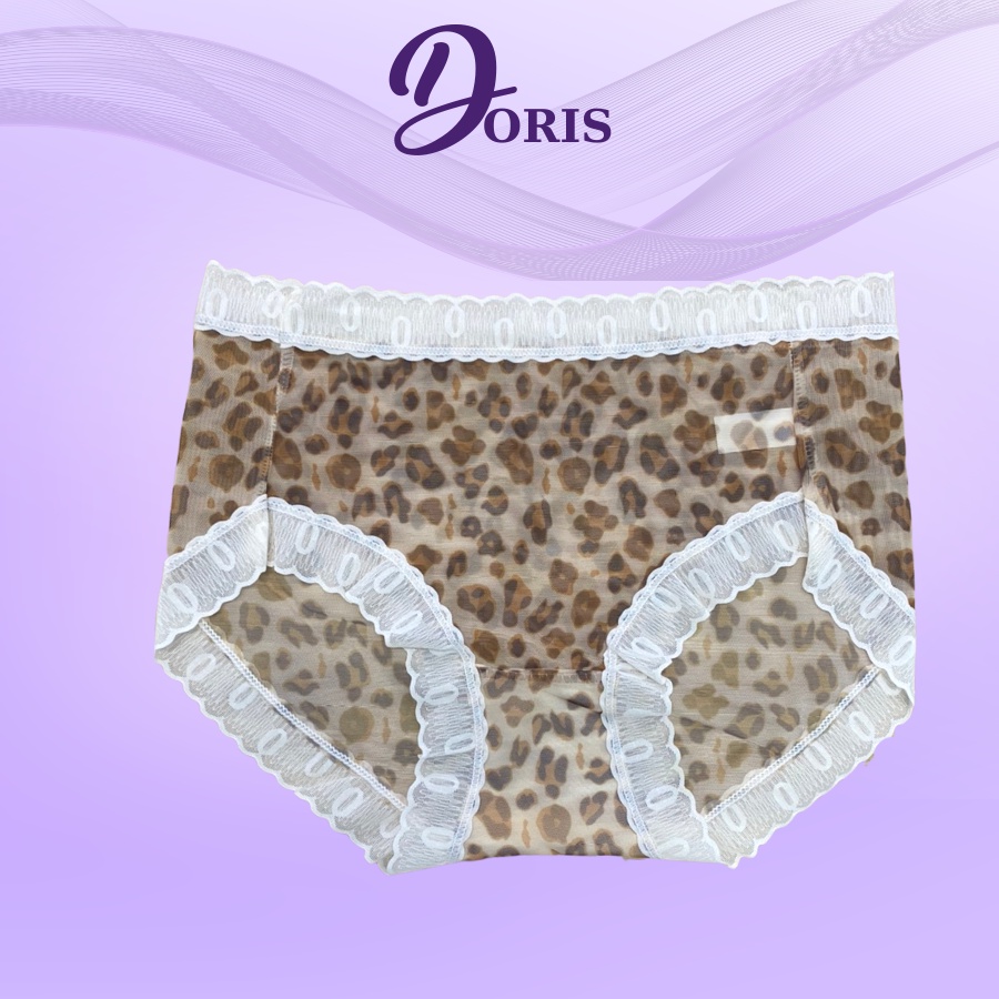Quần Lót Ren Lưới Mỏng Co Dãn Siêu Thoáng Mát Họa Tiết Xinh Xắn DORIS 12