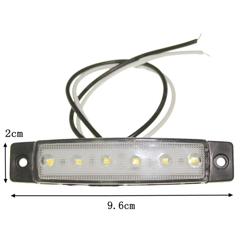 Set 10 Đèn LED 12V 24V Gắn Hông Xe Ô Tô / Xe Tải Chuyên Dụng