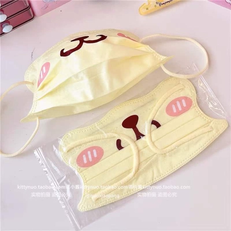 Khẩu Trang Cao Cấp Mềm Mịn Hoạ Tiết Dễ Thương