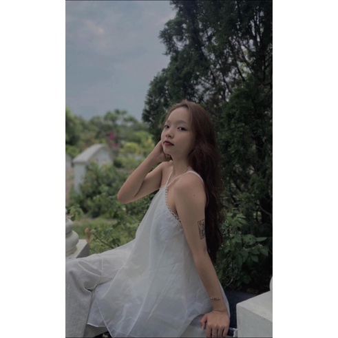 SET ÁO TRẮNG 2S VIỀN REN CỔ YẾM + QUẦN SUÔNG DẬP LY👗