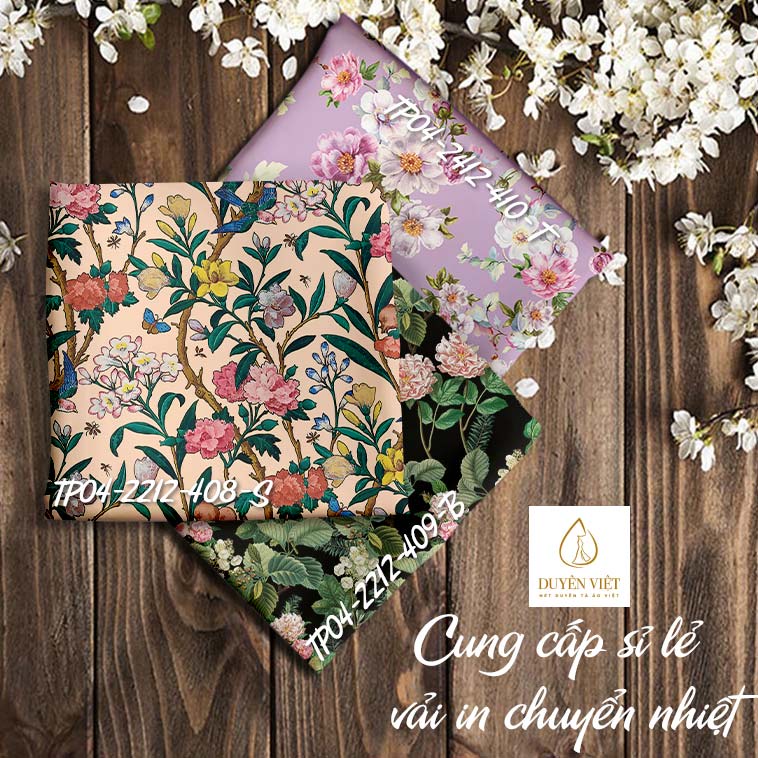 Vải Lụa Satin cao cấp in chuyển nhiệt- may áo dài, đầm thời trang, sơ mi thời trang, đồ bộ pijama cao cấp