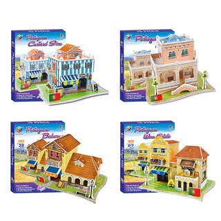 Mô Hình Nhà Giấy 3D Các Nước (Mẫu lẻ ngẫu nhiên)