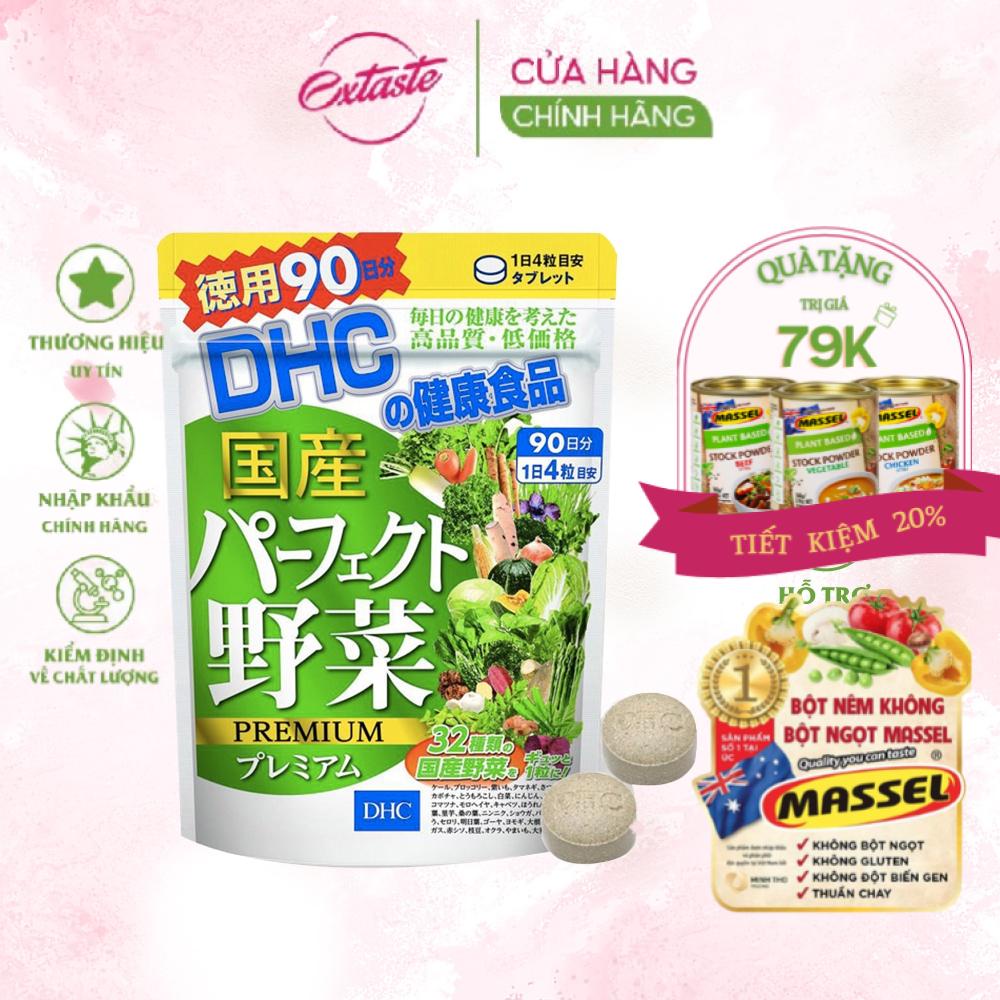 Viên uống rau củ tổng hợp DHC Perfect Vegetable Premium Japanese Harvest bổ sung chất xơ 30/90 ngày