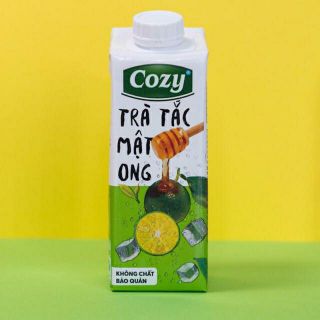 (1 lốc 4 hộp) Trà Cozy vị trái cây 225ml