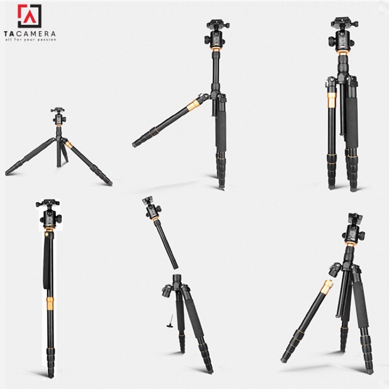 Chân máy ảnh Tripod &amp; Monopod 2in1 Beike Q666