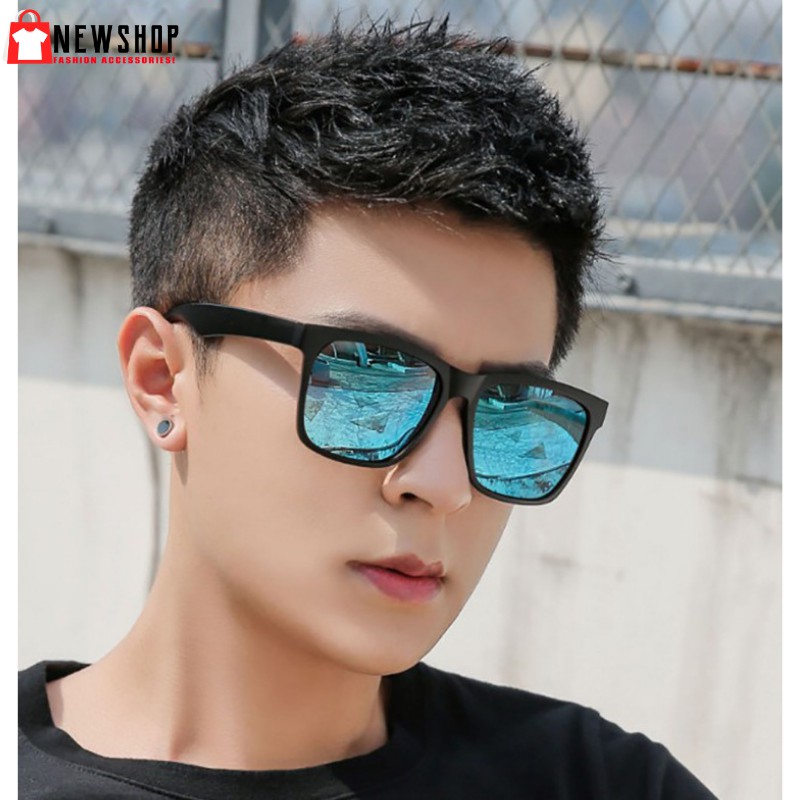 Kính mát tráng gương unisex, kính râm thời trang mùa hè thiết kế phong cách hàn quốc nhiều màu sắc trẻ trung!