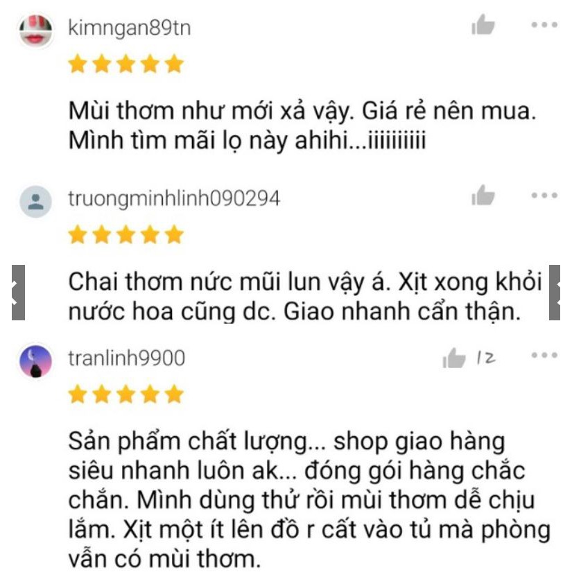 Mẫu mới Xịt Xả Vải Khô Lâm Đại Phúc / BAMA - Chai Nước Hoa Xịt Thơm Quần Áo Khử Mùi, Lưu Hương Bền Lâu 100g