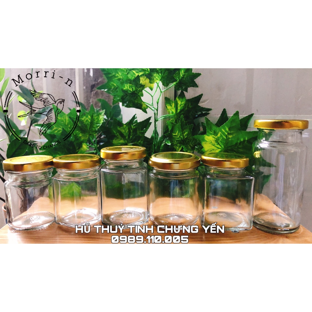 HŨ THUỶ TINH CHƯNG YẾN 70ML/80ML/100ML/150ML/200ML - SỮA CHUA - ĐỰNG GIA Vị