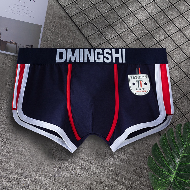Quần Lót Boxer Cotton Nguyên Chất Cỡ Lớn Kháng Khuẩn Phong Cách Thể Thao Mới Quyến Rũ Cho Nam