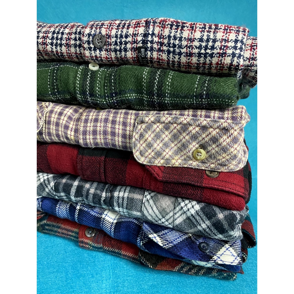 ÁO FLANNEL, SỌC, CARO