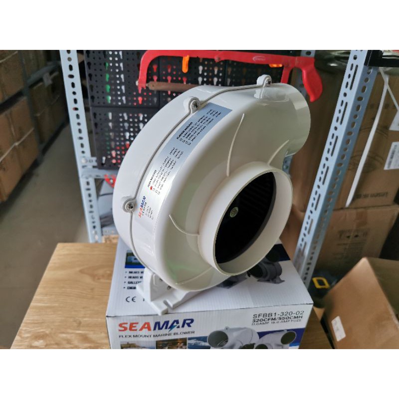 Quạt Hút Thông Gió Con Sò Điện 12V Lưu Lượng 320CFM /550M3/h