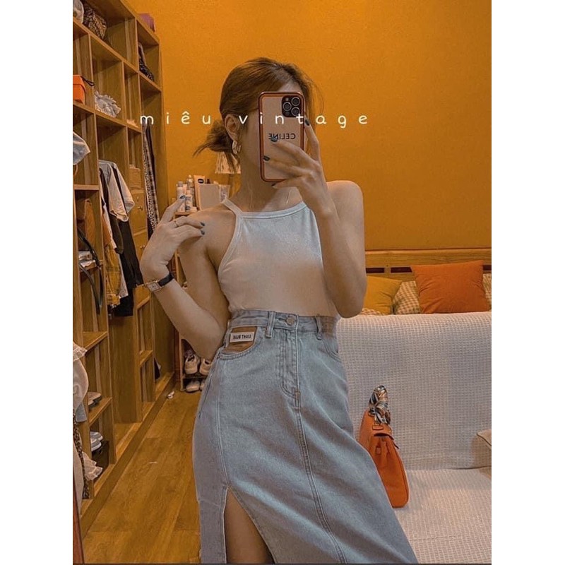 chân váy jean xẻ 126 | BigBuy360 - bigbuy360.vn