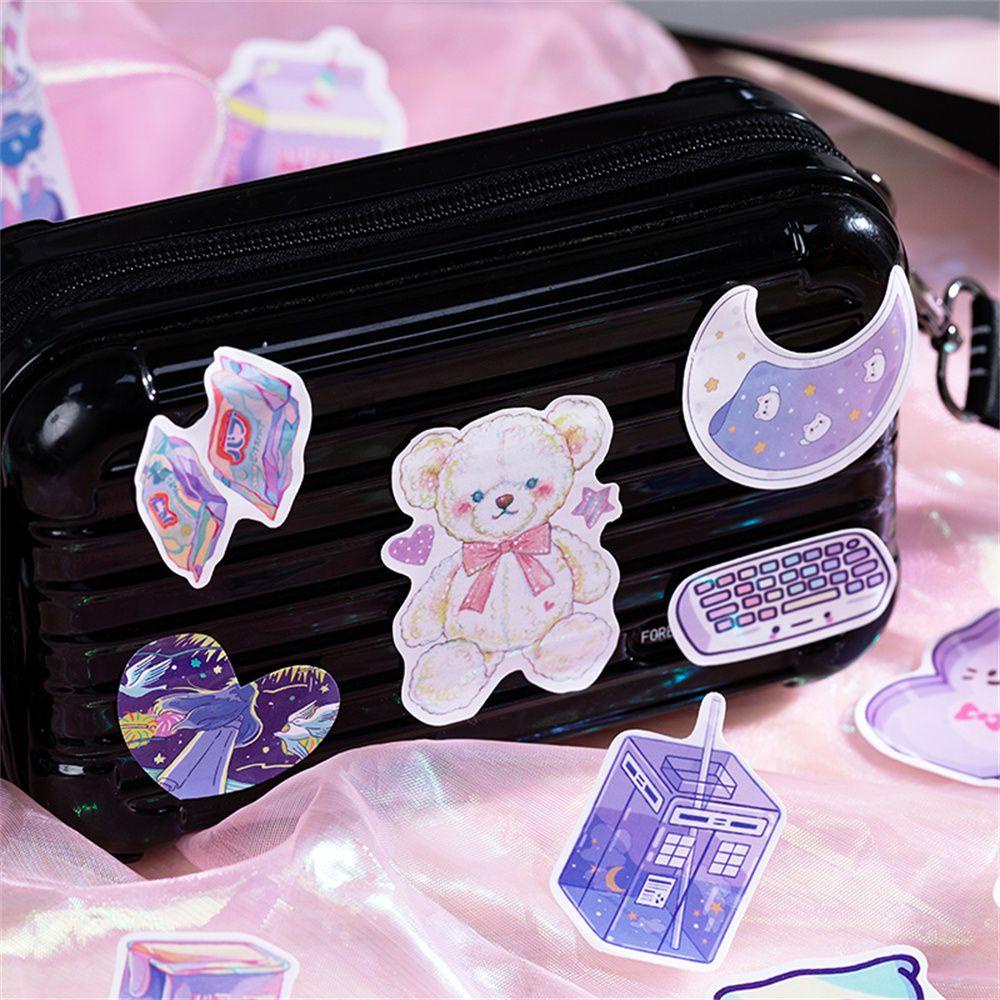 Bộ 50 Nhãn Dán Dùng Trang Trí Sổ Tay Hình Chữ DAPHS