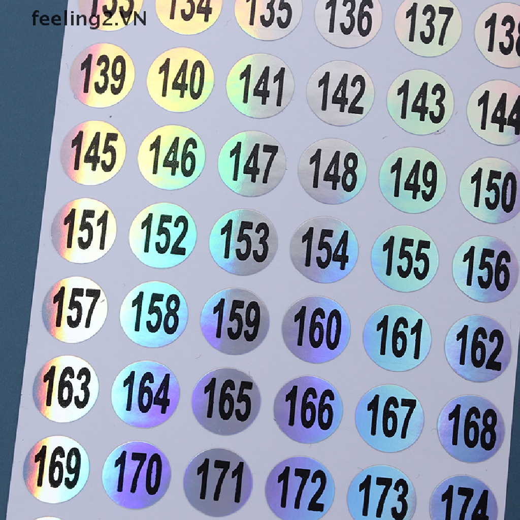 1 Tấm Chữ Cái &amp; Số Trang Trí Móng Tay