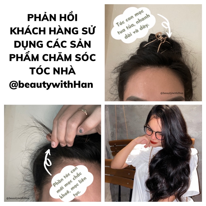 Dầu gội Gừng hỗ trợ mọc tóc @beautywithHan