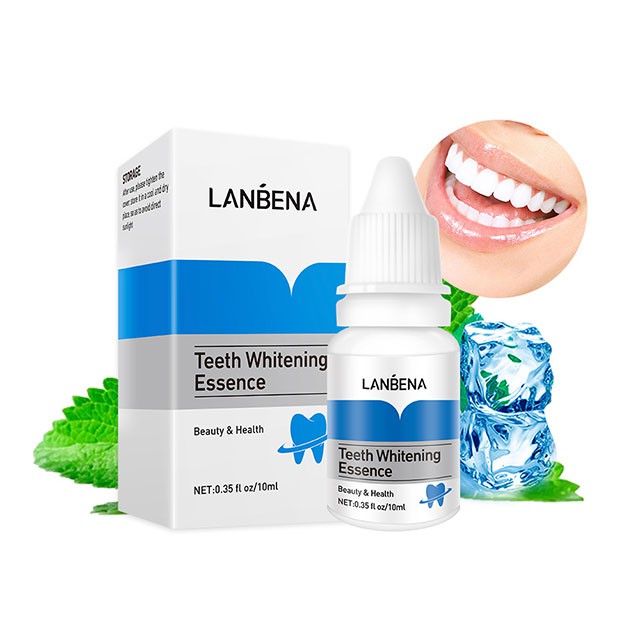 Tinh Chất Tẩy Trắng Răng Làm Sạch Răng LANBENA Teeth Whitening Essense Chai 10 ml