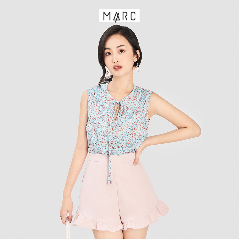 Quần nữ MARC FASHION short lưng cao viền bèo