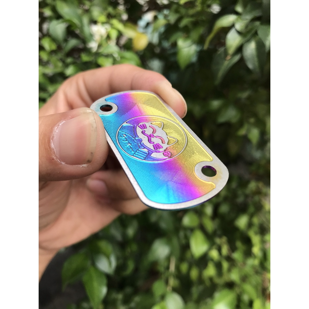 Nắp bình dầu Titan, Nắp bình dầu Winner Future Wave Air Blade Vision Vario TITAN Logo Mèo Thần Tài