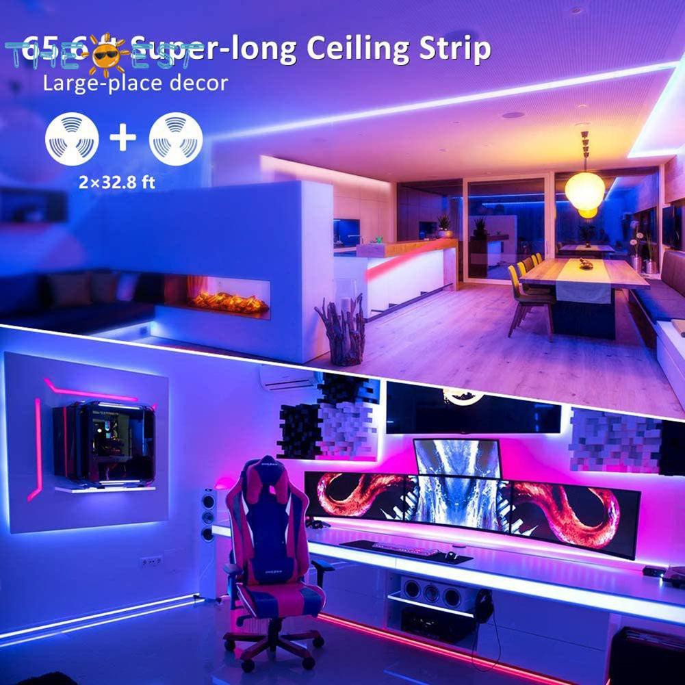 Dây Đèn Led Rgb Kèm Điều Khiển Từ Xa Dùng Trang Trí Phông Nền Tv