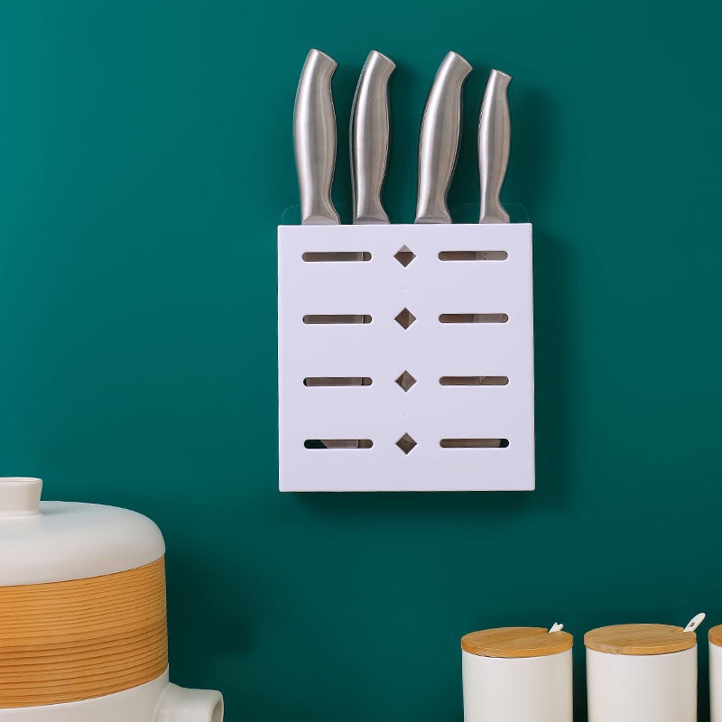 Kệ để dao giá treo dao thớt treo đồ nhà bếp cài dao dán tường DECOR Đồ dùng nhà bếp đa năng bằng nhựa không rỉ sét #KỆ