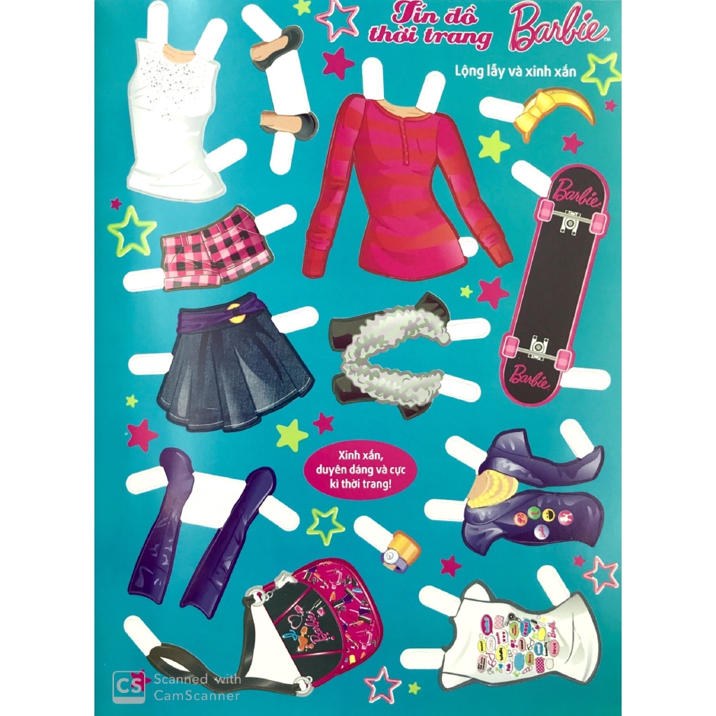 Sách - Barbie Thiết Kế Thời Trang - Tín Đồ Thời Trang