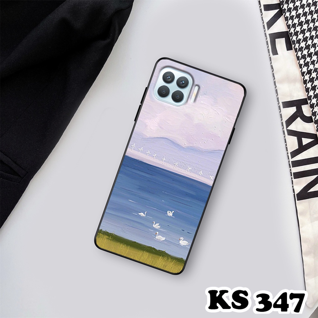 Ốp lưng Oppo A93 - Oppo A73 - Ốp in hình Cánh đồng hoa - Chất liệu TPU siêu bền