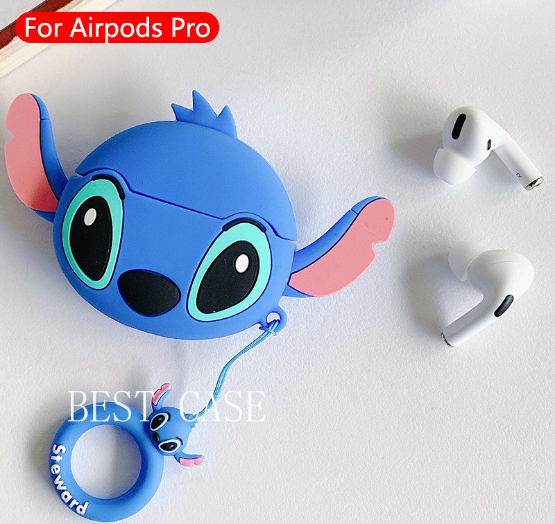 Vỏ bảo vệ hộp sạc tai nghe không dây silicon hình  chống sốc cho Airpod pro 1 2 Inpod