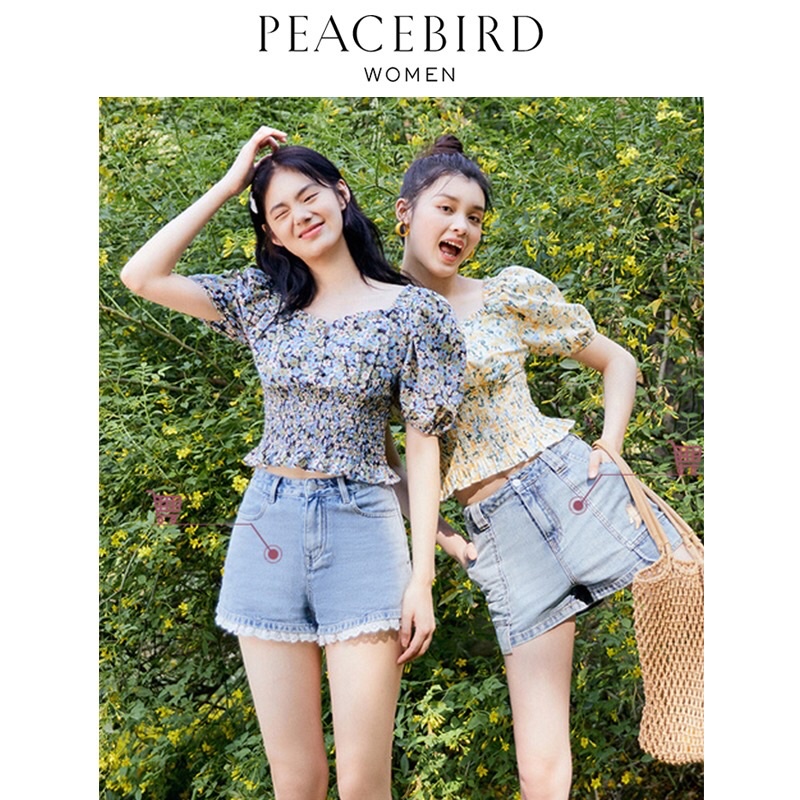 Áo hoa kiểu Peacebird